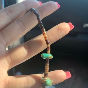 Vintage handmade heishi turquoise necklace